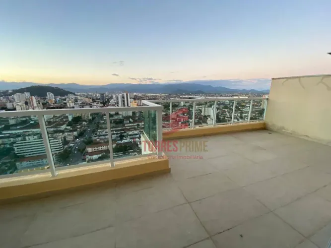 Cobertura Duplex com 2 dormitórios para alugar, 96 m² por R$ 7.000/mês - Boqueirão - Santo