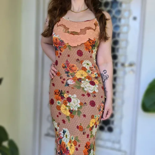 Vestido longo Tuart PP/P brechó