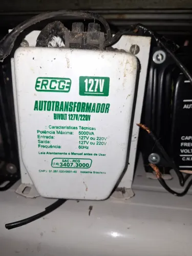 Transformador bivolt 5000 va