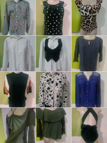 Roupas femininas variadas 