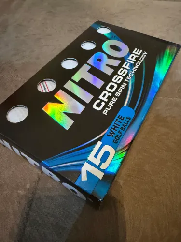 Kit 15 bolas de golfe nitro crossfire eua