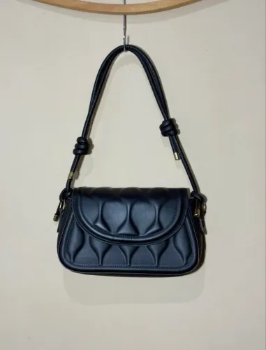 Bolsa de ombro preta shein