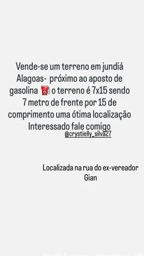 Vende-se um terreno em jundiá Alagoas 