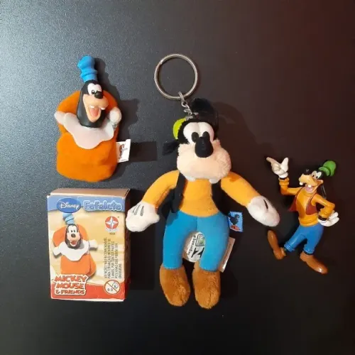 Pateta Disney Chaveiro + Fofolete + Miniatura Antigos