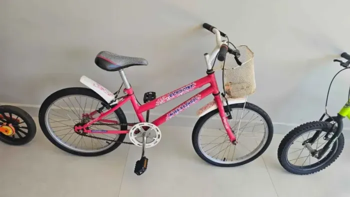 Bicicleta infantil menina aro 20 rosa
