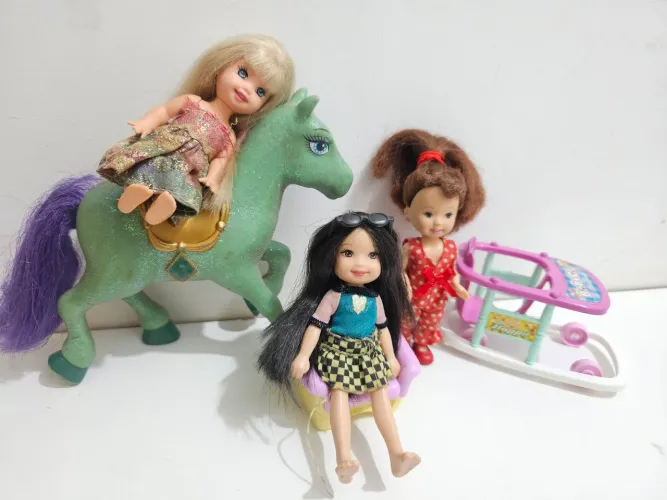 Boneca Barbie Kellys lote