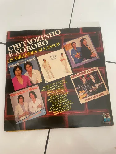 LP Os grandes sucessos de Chitãozinho e Xororó - 1987