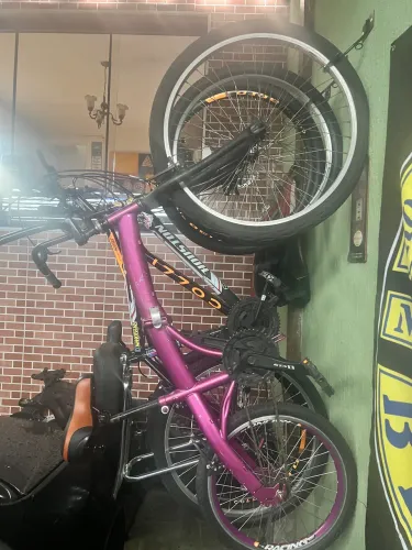 Bicicleta dobrável chopper sem marcha 