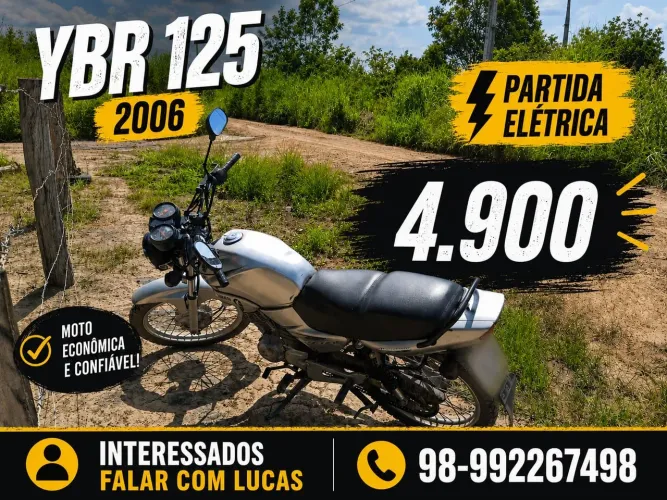 Ybr 125 2006 Partida elétrica