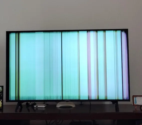 Tv LG 50" com defeito