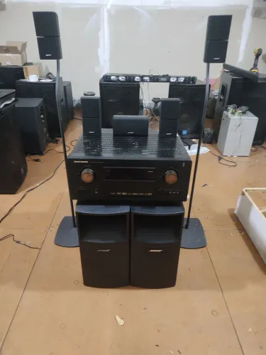 Home theater marantz e bose