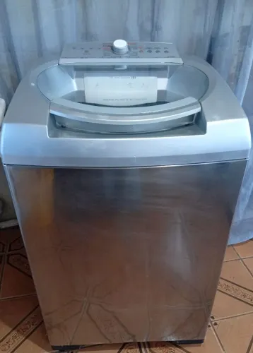 Máquina Brastemp 11kg , inox foncionando tudo perfeitamente