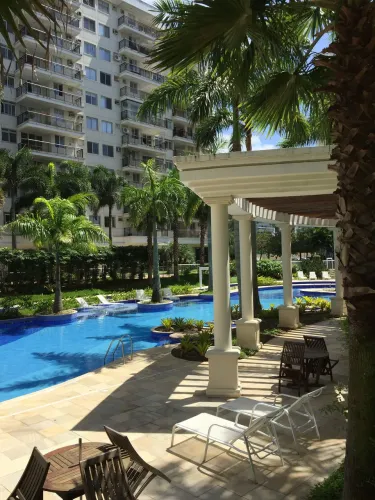 Apartamento para alugar na Barra Family Totalmente montado, Decorado em Resort, Recreio do