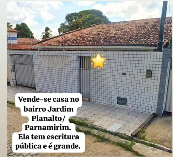 Casa em Jardim Planalto/Parnamirim para vender