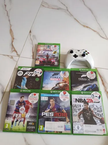 7 midias física mais um controle Xbox one