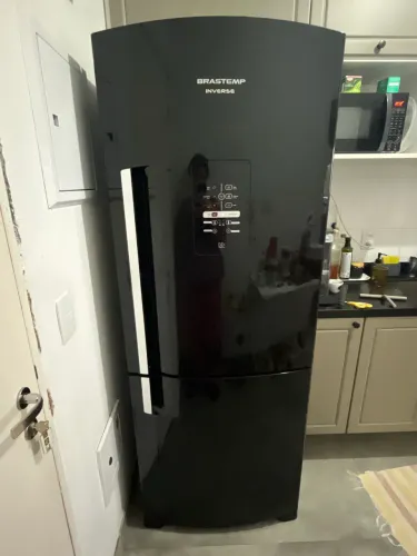 geladeira preta brastemp