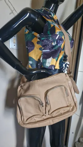 Bolsa couro Legítimo Via Mia
