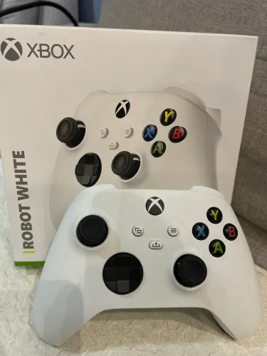CONTROLE XBOX BRANCO ROBOT WHITE