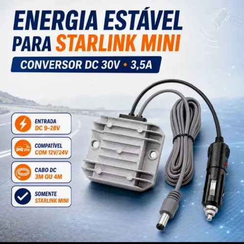 Conversor de potência starlink mini 