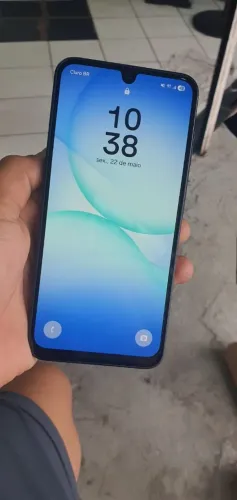 Vendo Samsung A17 novo na caixa uma semana tirei da loja celular completo 