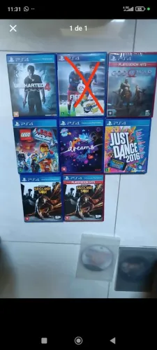 LOTE DE JOGOS PS4