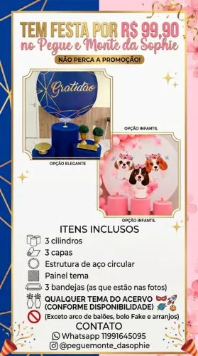 Pegue e Monte a partir de R$99,90