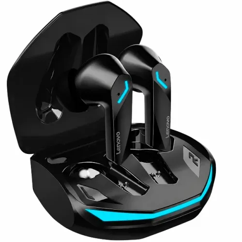Fone de Ouvido Gamer Lenovo GM2 Pro TWS Sem Fio Bluetooth 5.3 De Baixa Latência