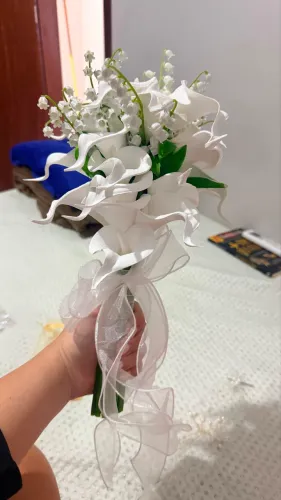 Buquê de noiva branco