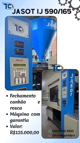MÁQUINAS INJETORAS INDUSTRIAIS E PERIFÉRICOS