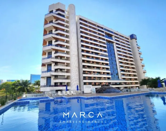 Apartamento hotel mobiliado dividido quarto/sala temporada Asa Sul Brasília DF temporada f