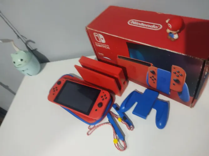 Nintendo switch V2 desbloqueado edição especial do Mario