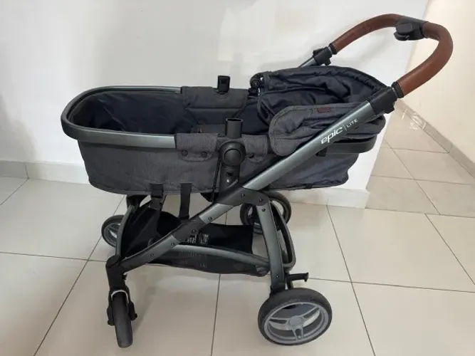 carrinho de bebe completo Epic Lite com isofix