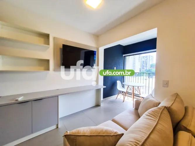 Studio para locação em Pinheiros, 26m² com sacada, próximo ao metrô Sumaré