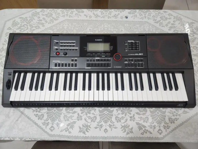 Teclado Casio CTX5000 + Pedal + Suporte + Capa