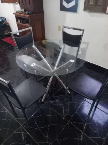 Mesa jantar redonda completa