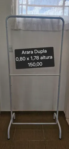 Arara dupla branca