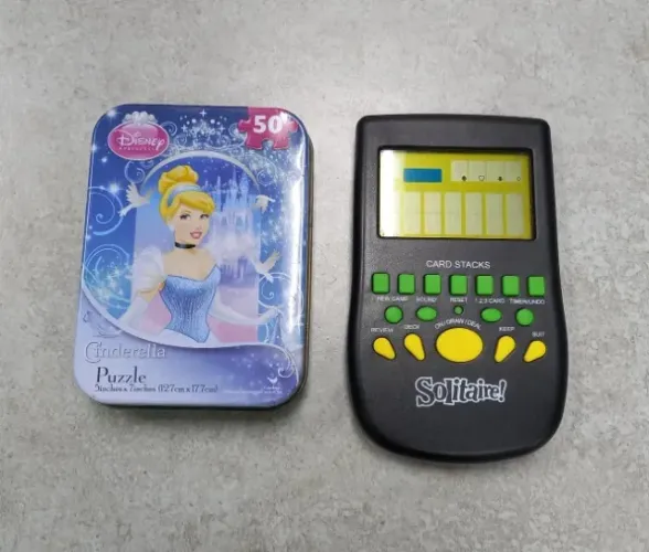 Jogo Paciência + Quebra Cabeça Cinderella
