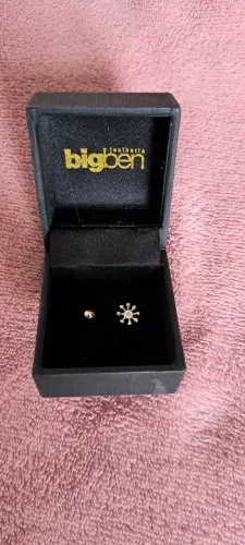Piercing em ouro branco 18k