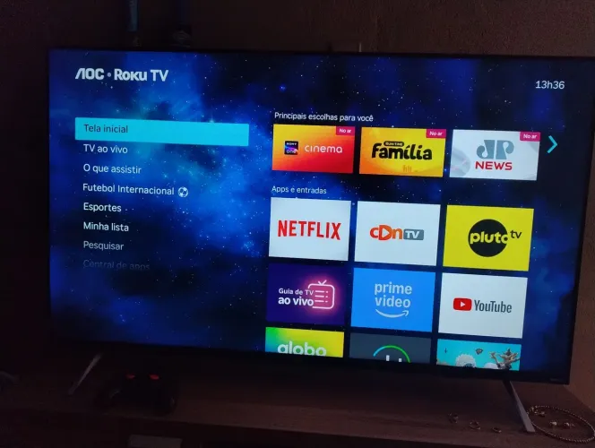 TV SMART 50 POLEGADAS ROKU TODA BOA