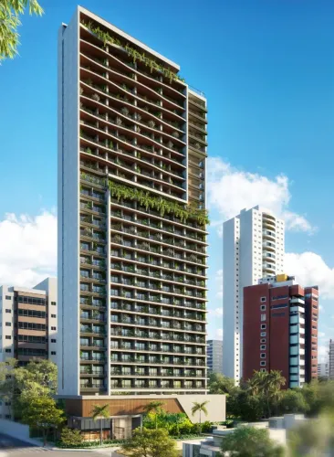 Repasse Studio 28 m² no Vibe Meireles, próximo à Praça Portugal e Beira Mar