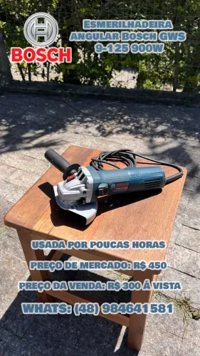 Esmerilhadeira Angular Bosch GWS 9-125 900W
