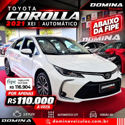 Toyota Corolla 2.0 XEI 16V Flex 4P Automatico 2021