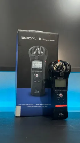 Gravador de áudio Zoom H1n