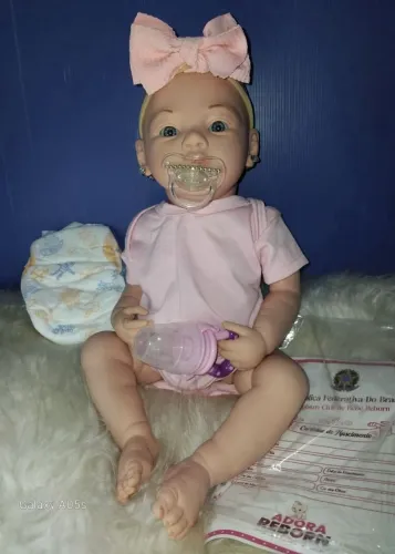 Bebê Reborn Antonela 48 cm anova