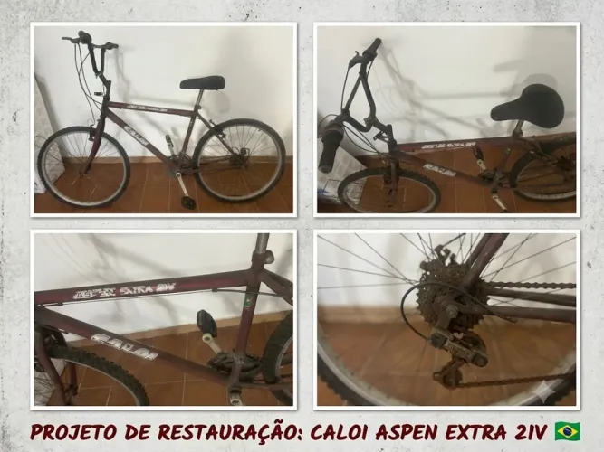 Caloi Aspen Extra 21V Antiga (Para Reforma / Retirada de Peças)