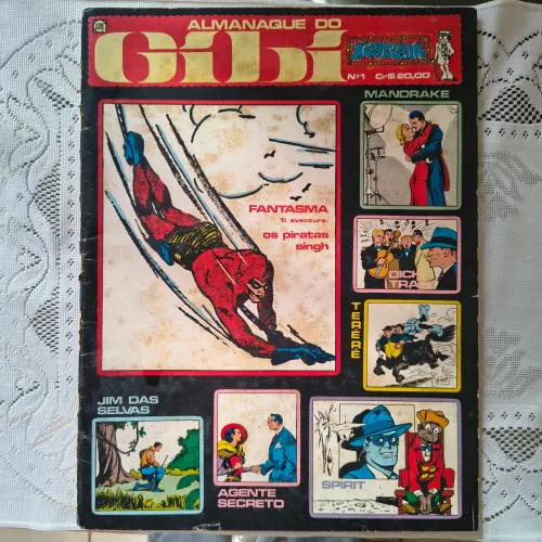 Raro Almanaque do Gibi Nostalgia Nº 1 - (RGE, 1975) - Edição tablóide 