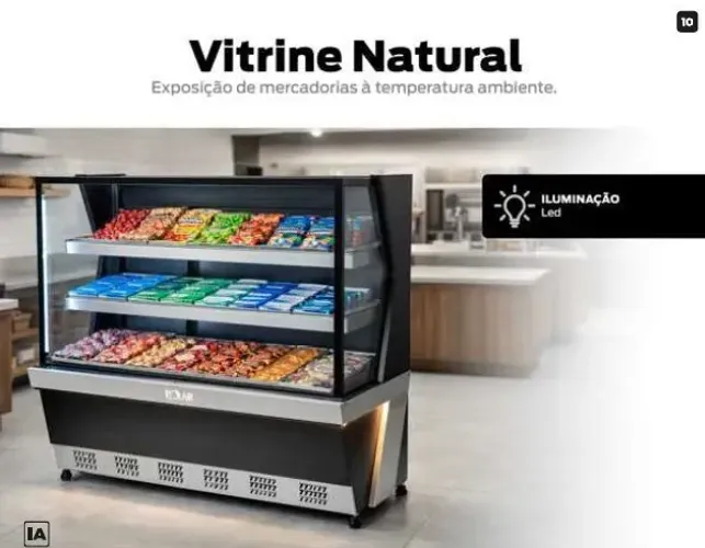 VITRINE NATURAL MARCA POLAR NOVA