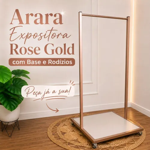 Arara Expositora Rose Gold