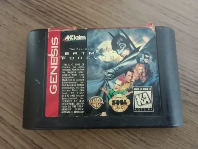 CARTUCHO BATMAN FOREVER - MEGA DRIVE - ORIGINAL