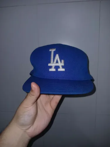 BONÉ NEW ERA LOS ANGELES 59FIFTY AZUL ABA RETA